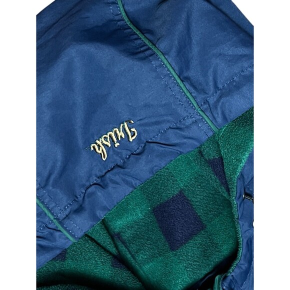 Vintage Notre Dame Crable Sz M Zip Fighting Irish Blanket Lined Mens Coat Jacket - Picture 8 of 16